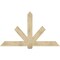Ekena Millwork Kennewick Rough Sawn Timber Gable Bracket, Douglas Fir, 72"W x 42"H x 2"D x 6"F, 14/12 Pitch GBW072X42X0206KEN00RDF - alternate 1